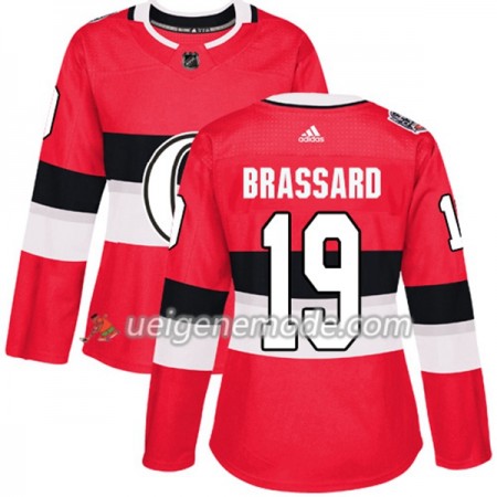Dame Eishockey Ottawa Senators Trikot Derick Brassard 19 Adidas 2017-2018 Red 2017 100 Classic Authentic